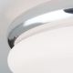Plafoniere - Plafoniera LED design circular JAMES D-32cm crom/opal