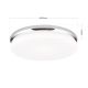 Plafoniere - Plafoniera LED design circular JAMES D-32cm crom/opal