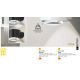 Aplice, corpuri de iluminat pentru pereti - Aplica LED iluminat ambiental up/down IP65 TATRA alba