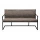 Banchete-Tabureti - Bancheta design industrial Loft 160cm, vintage taupe