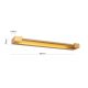 Iluminat pentru baie - Aplica pentru oglinda baie reglabila IP44 MARILYN L-60cm aurie