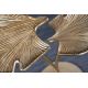 Masute Living - Masuta auxiliara cu aspect deosebit Ginkgo Leafs 56cm, auriu