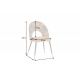 Seturi scaune, HoReCa - Set de 2 scaune moderne tapitate cu model floral Boutique galben