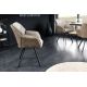 Scaune - Scaun modern pivotant Lounger Vintage taupe
