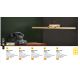 Aplice oglinda, tablou - Aplica LED pentru tablou PUBLIO L-75cm crom