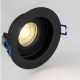 Spoturi tavan fals - Spot incastrabil directionabil GU10 SELENITE negru