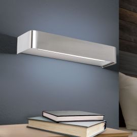 Aplice, corpuri de iluminat pentru pereti - Aplica de perete LED iluminat ambiental BERNHARD satin