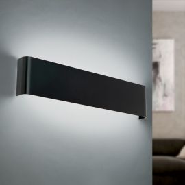 Aplice, corpuri de iluminat pentru pereti - Aplica de perete LED iluminat ambiental ACCENT negru