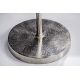 Masute Living - Masuta auxiliara cu aspect deosebit Leaf 40cm, argintiu