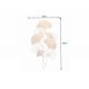 Decoratiuni perete - Decoratiune de perete frunze de ginkgo filigran, Ginkgo 110cm auriu