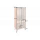 Vitrine - Vitrina cu spatiu depozitare sticle si pahare design industrial Seven Seas 150cm