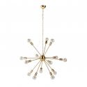 Lustra suspendata cu 14 surse de lumina Sputnik 85cm auriu