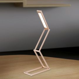 Lampi birou - Lampa LED de birou reglabila cu baterie FALTO aurie