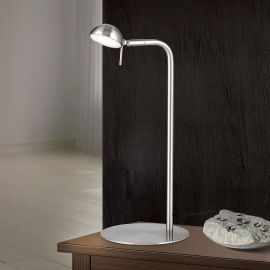 Lampi birou - Lampa LED de birou cu spot ajustabil STUDENT crom satin