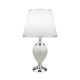 Veioze - Veioza/Lampa de masa design elegant OVUM alb/crom