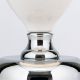 Veioze - Veioza/Lampa de masa design elegant OVUM alb/crom
