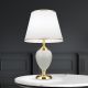 Veioze - Veioza/Lampa de masa design elegant OVUM alb/auriu