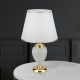 Veioze - Veioza/Lampa de masa design elegant OVUM alb/auriu