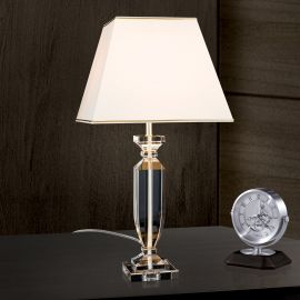 Veioze - Veioza design decorativ cu cristal K9 POKAL crem/auriu