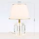 Veioze - Veioza design lux cu cristal K9 ALEXIS crem/auriu