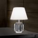 Veioze - Veioza design lux cu cristal K9 ALEXIS alb/crom