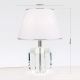 Veioze - Veioza design lux cu cristal K9 ALEXIS alb/crom