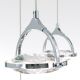 Pendule, Lustre suspendate - Lustra LED suspendata cu cristal K9 design lux MOON 12L