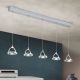 Pendule, Lustre suspendate - Lustra LED suspendata cu cristal K9 design lux MOON 5L