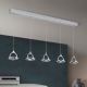 Pendule, Lustre suspendate - Lustra LED suspendata cu cristal K9 design lux MOON 5L