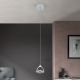 Pendule, Lustre suspendate - Pendul LED cu cristal K9 design lux MOON crom