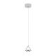 Pendule, Lustre suspendate - Pendul LED cu cristal K9 design lux MOON crom