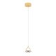 Pendule, Lustre suspendate - Pendul LED cu cristal K9 design lux MOON auriu