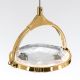 Pendule, Lustre suspendate - Pendul LED cu cristal K9 design lux MOON auriu