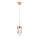 Pendule, Lustre suspendate - Pendul LED cu cristal K9 design elegant PRISM auriu