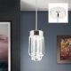 Pendule, Lustre suspendate - Pendul LED cu cristal K9 design elegant PRISM crom