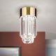 Plafoniere - Plafoniera cu cristal K9 design elegant PRISM aurie