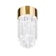 Plafoniere - Plafoniera cu cristal K9 design elegant PRISM aurie