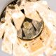Plafoniere - Plafoniera cu cristal K9 design elegant PRISM aurie