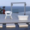 Taburete/Masuta de exterior/interior design modern PAL TABLE/STOOL 51006 Vondom