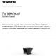 Scaune - Taburete/Masuta de exterior/interior design modern PAL TABLE/STOOL 51006 Vondom