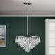 Pendule, Lustre suspendate - Lustra suspendata cristal K9 design elegant CELESTE D-45 crom