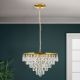 Pendule, Lustre suspendate - Lustra suspendata cristal K9 design elegant CELESTE D-45 auriu