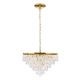 Pendule, Lustre suspendate - Lustra suspendata cristal K9 design elegant CELESTE D-45 auriu