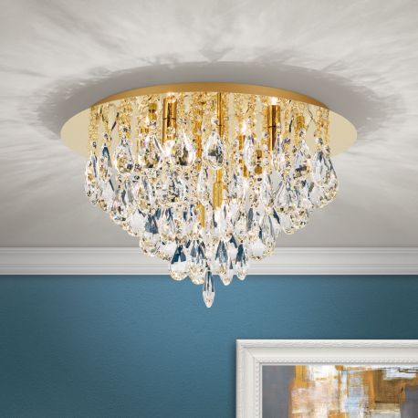 Lustre aplicate - Plafoniera cristal K9 design elegant CELESTE D-45 aurie