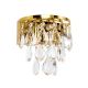 Aplice, corpuri de iluminat pentru pereti - Aplica de perete cristal K9 design elegant CELESTE aurie