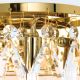 Aplice, corpuri de iluminat pentru pereti - Aplica de perete cristal K9 design elegant CELESTE aurie