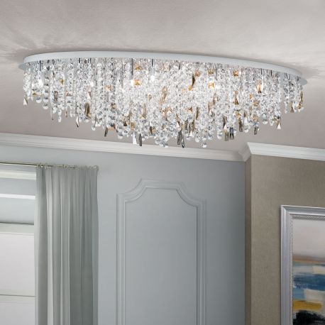 Lustre aplicate - Lustra cristal K9 design elegant de lux CRYSTALRIVER crom