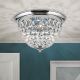 Plafoniere - Plafoniera cristal Asfour design elegant lux PLAFOND D-35cm crom