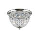 Plafoniere - Plafoniera cristal Asfour design elegant lux PLAFOND D-35cm crom