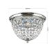 Plafoniere - Plafoniera cristal Asfour design elegant lux PLAFOND D-35cm crom
